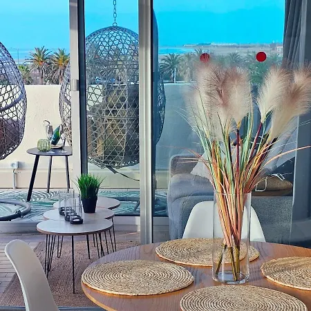 Face A La Mer, Superbe Roof Top, Vue Panoramique, Solarium, Clim * Sète