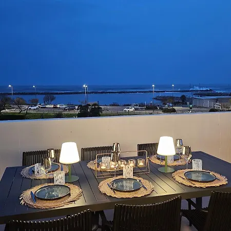 公寓 Face A La Mer, Superbe Roof Top, Vue Panoramique, Solarium, Clim